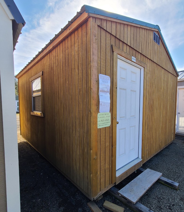 Utility - 14x16 w/ Inner Room, 2 Entrances, Double Pane Windows, Housewrap + Tar Paper