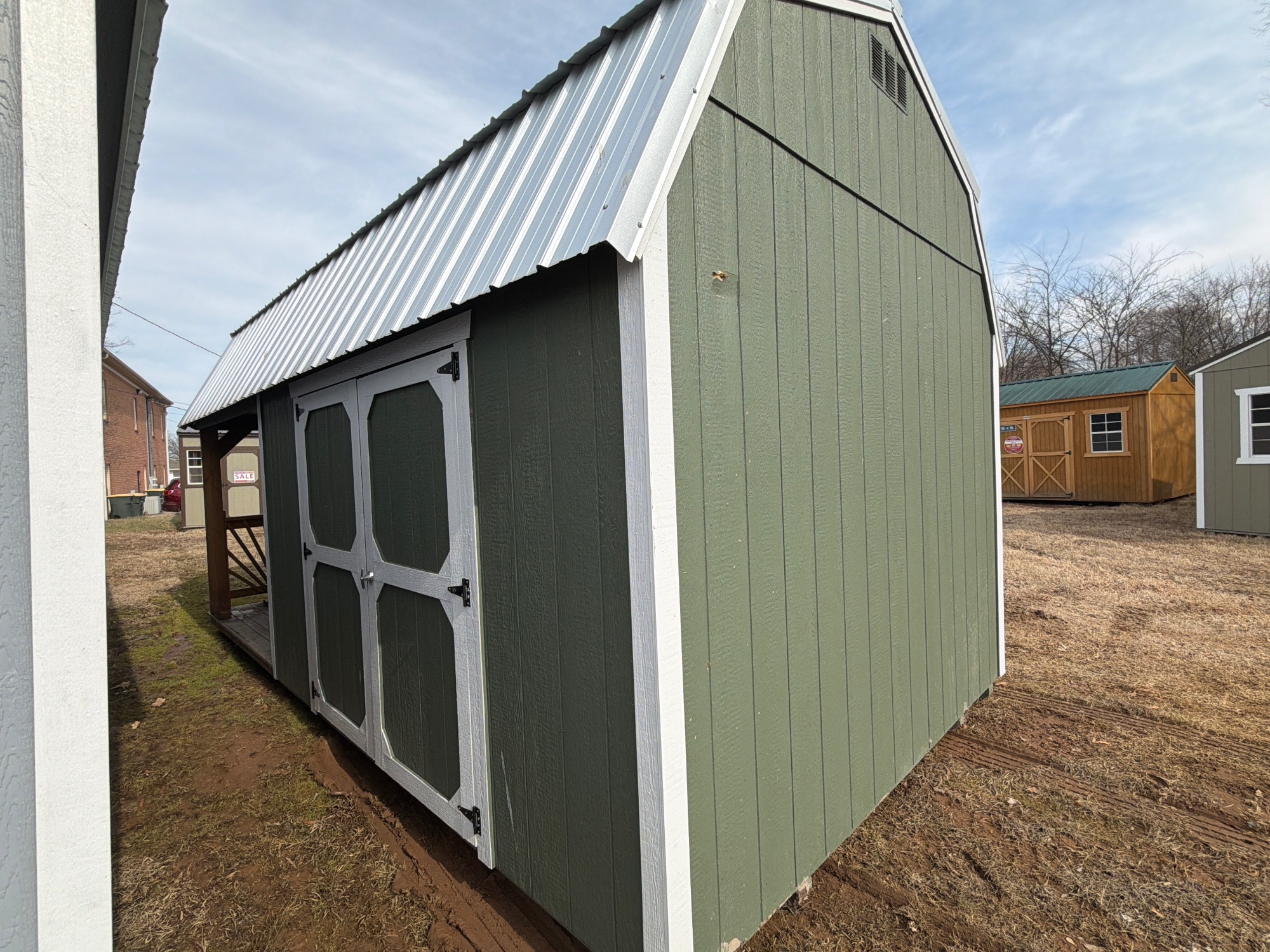 Lofted Barn Side Porch - 10x20