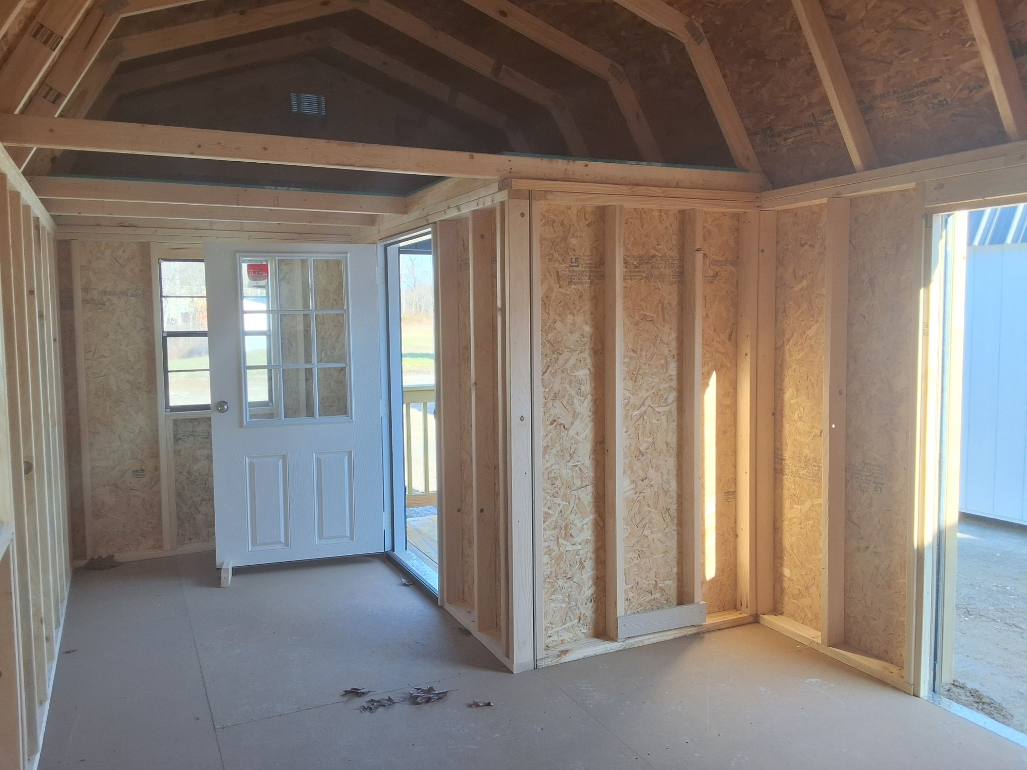 Lofted Barn Side Porch - 10x20 image 4