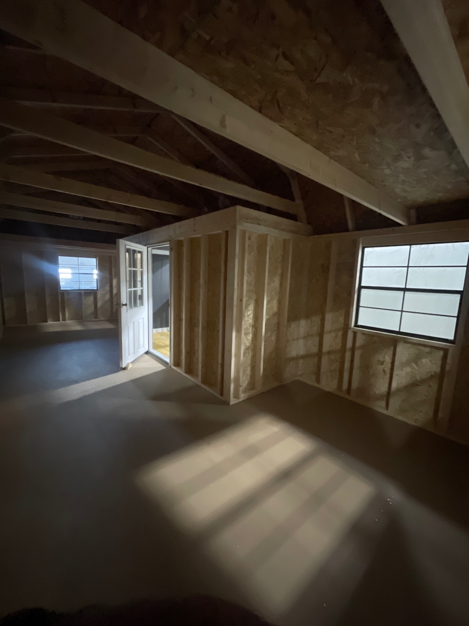 Lofted Barn Center Porch - 12x28 image 6
