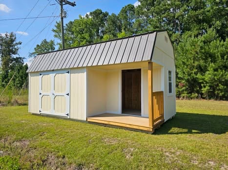 Lofted Barn Side Porch - 10x20