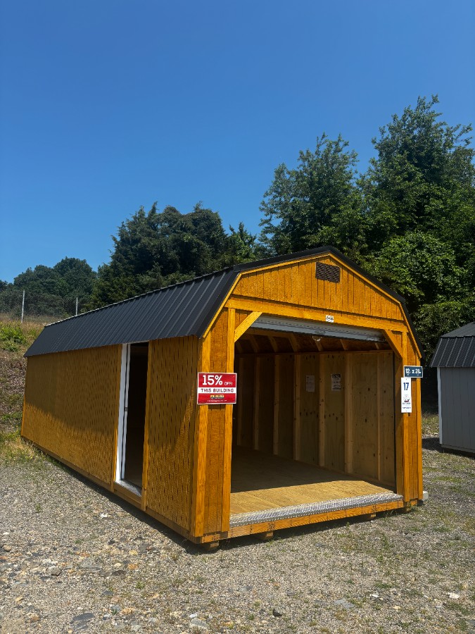 #17 - Lofted Barn Garage – 12×28 - All PT!!