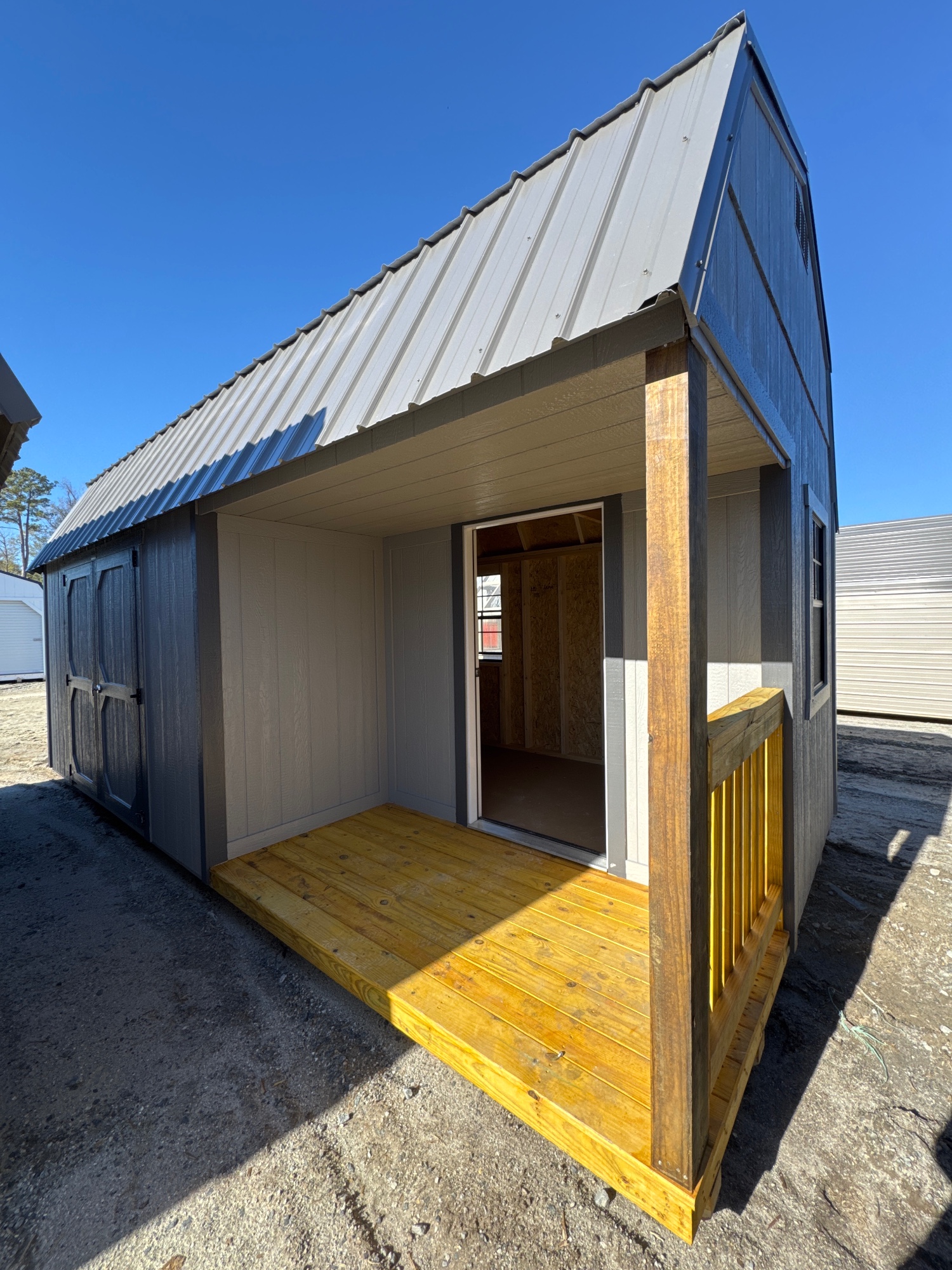Lofted Barn Side Porch - 10x20