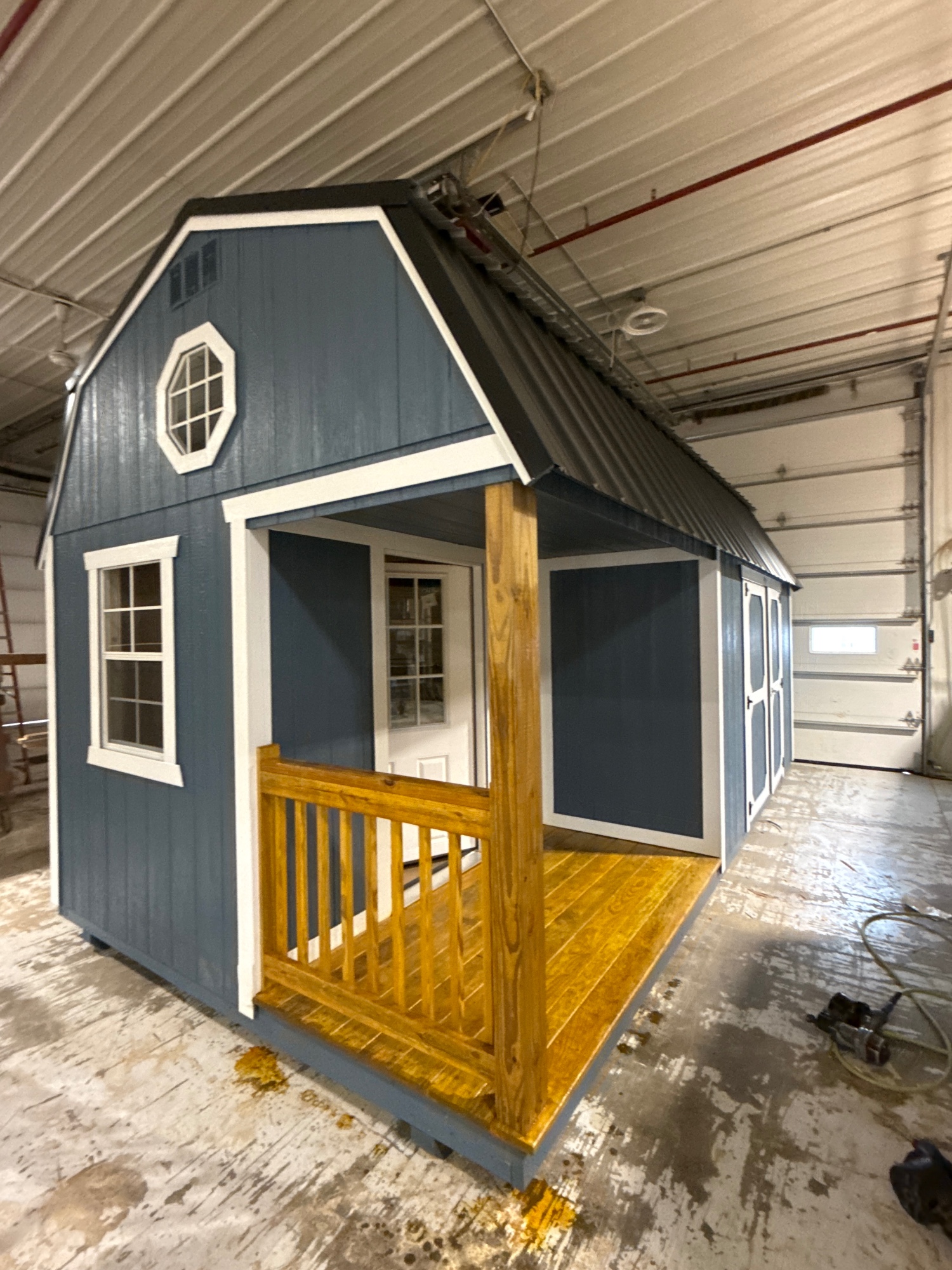 Lofted Barn Side Porch - 10x20