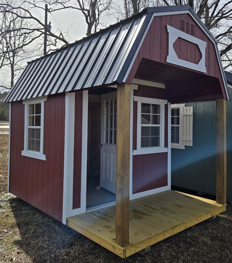 Lofted Barn Playhouse - 8x12 image 2