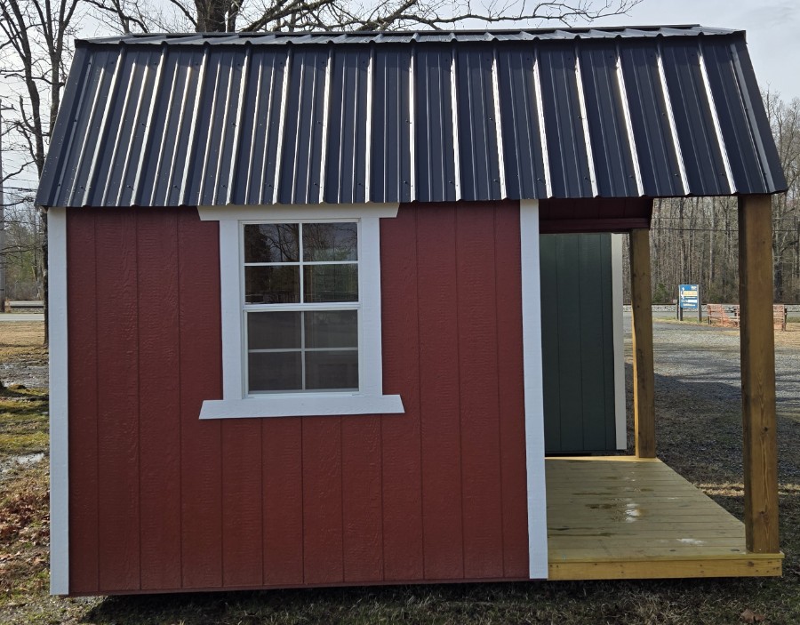 Lofted Barn Playhouse - 8x12 image 3