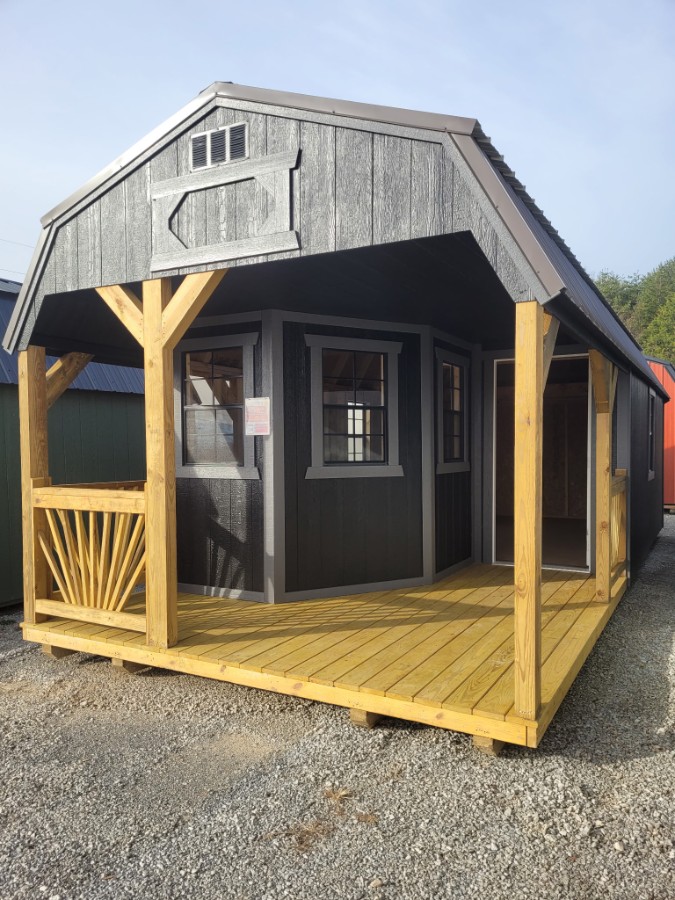 #19 Repo/Used Lofted Barn Deluxe Playhouse - 12x28