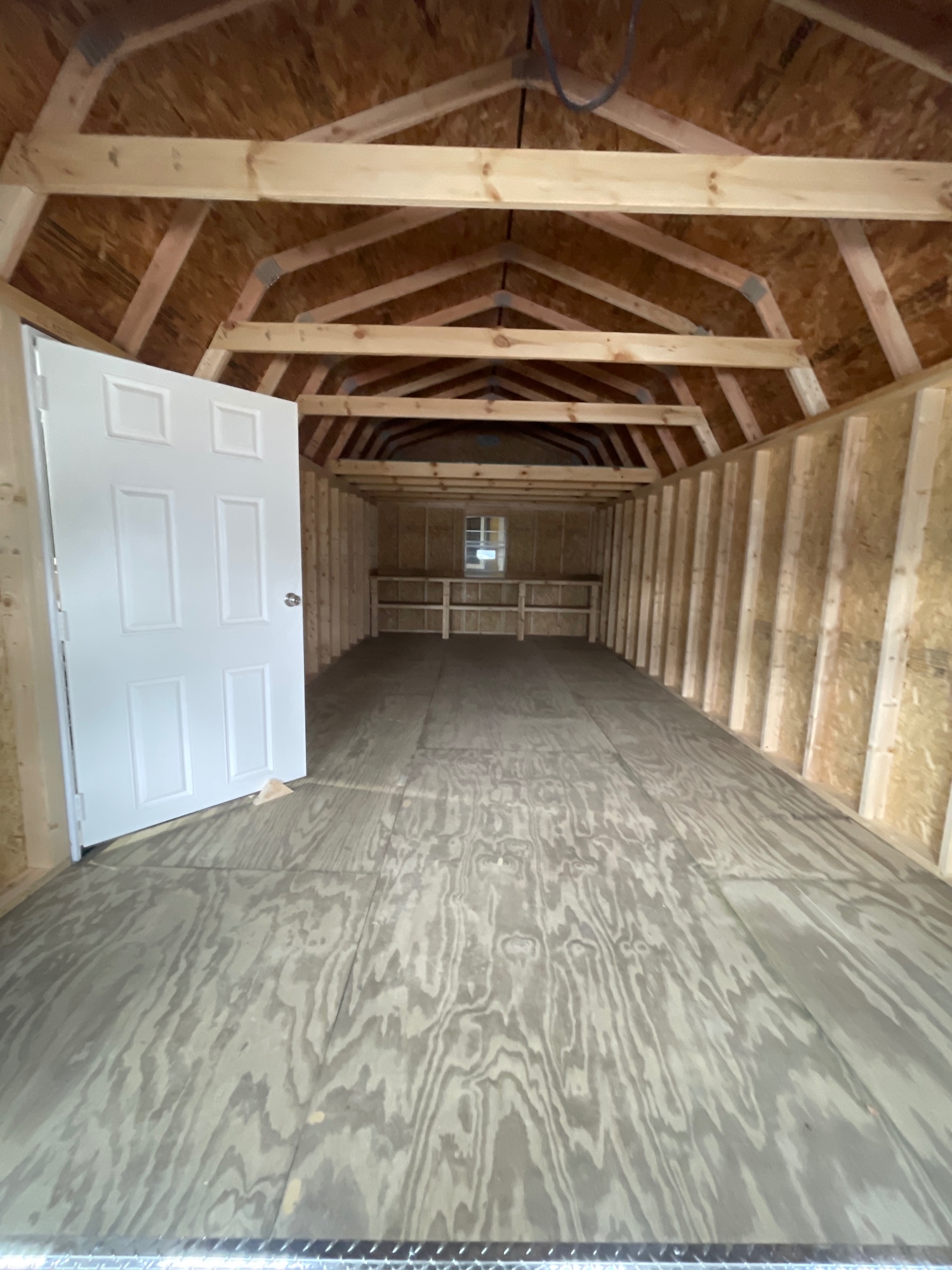 Lofted Barn Garage - 12x24 image 7