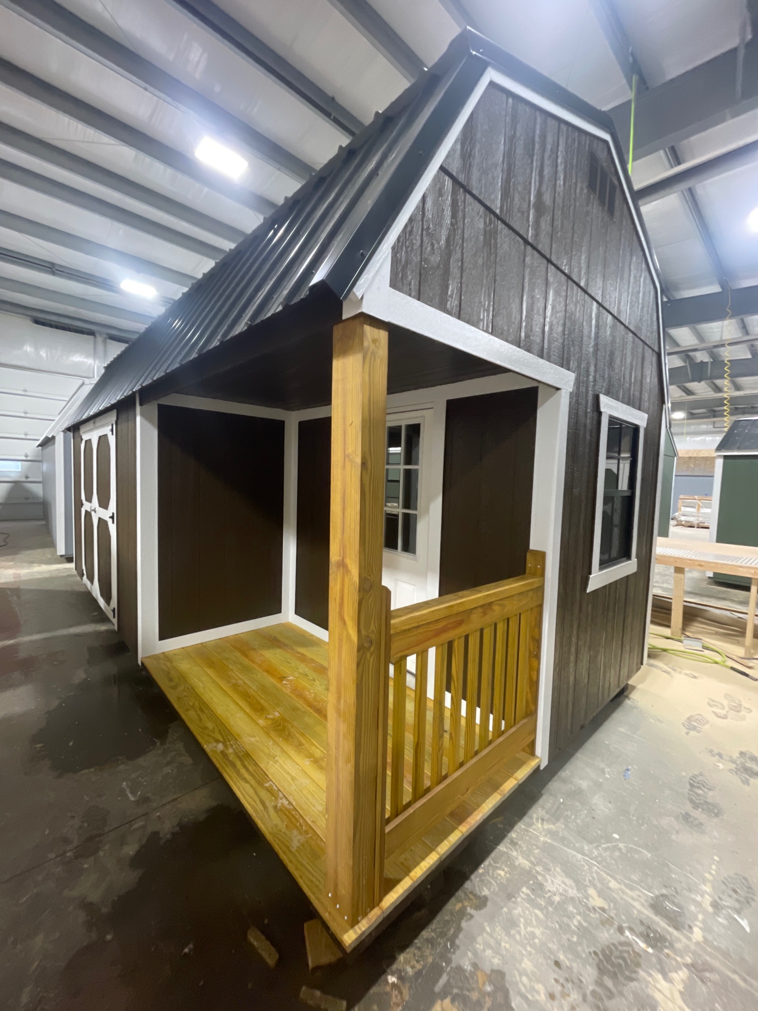 Lofted Barn Side Porch - 10x20