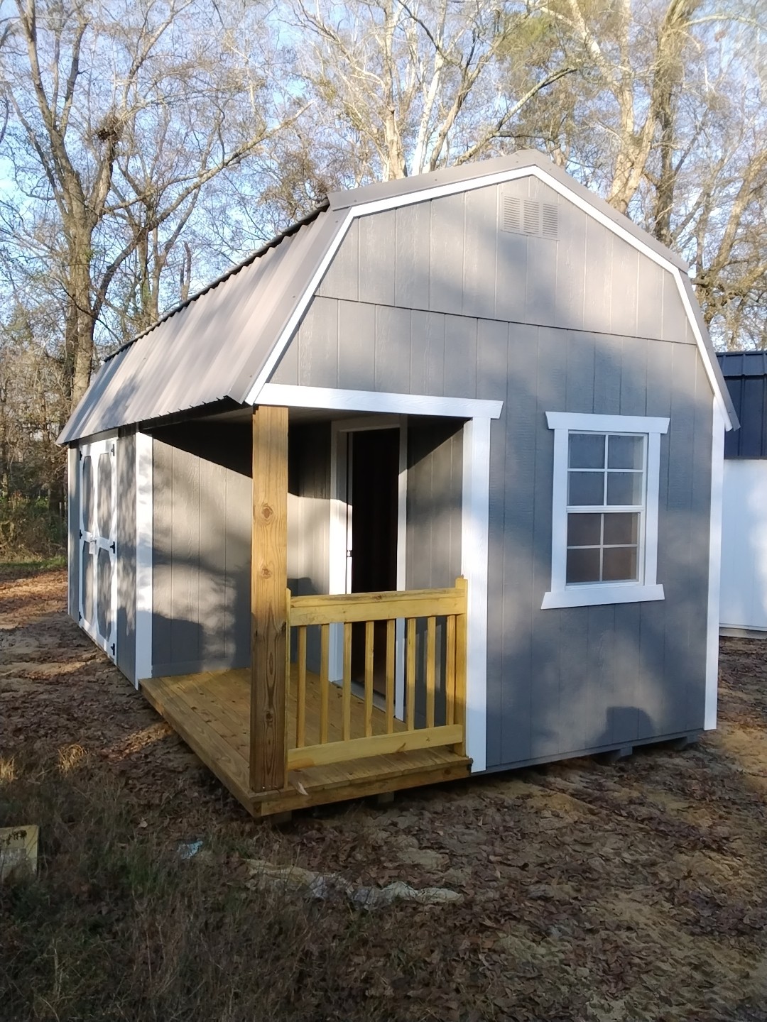 Lofted Barn Side Porch - 10x20