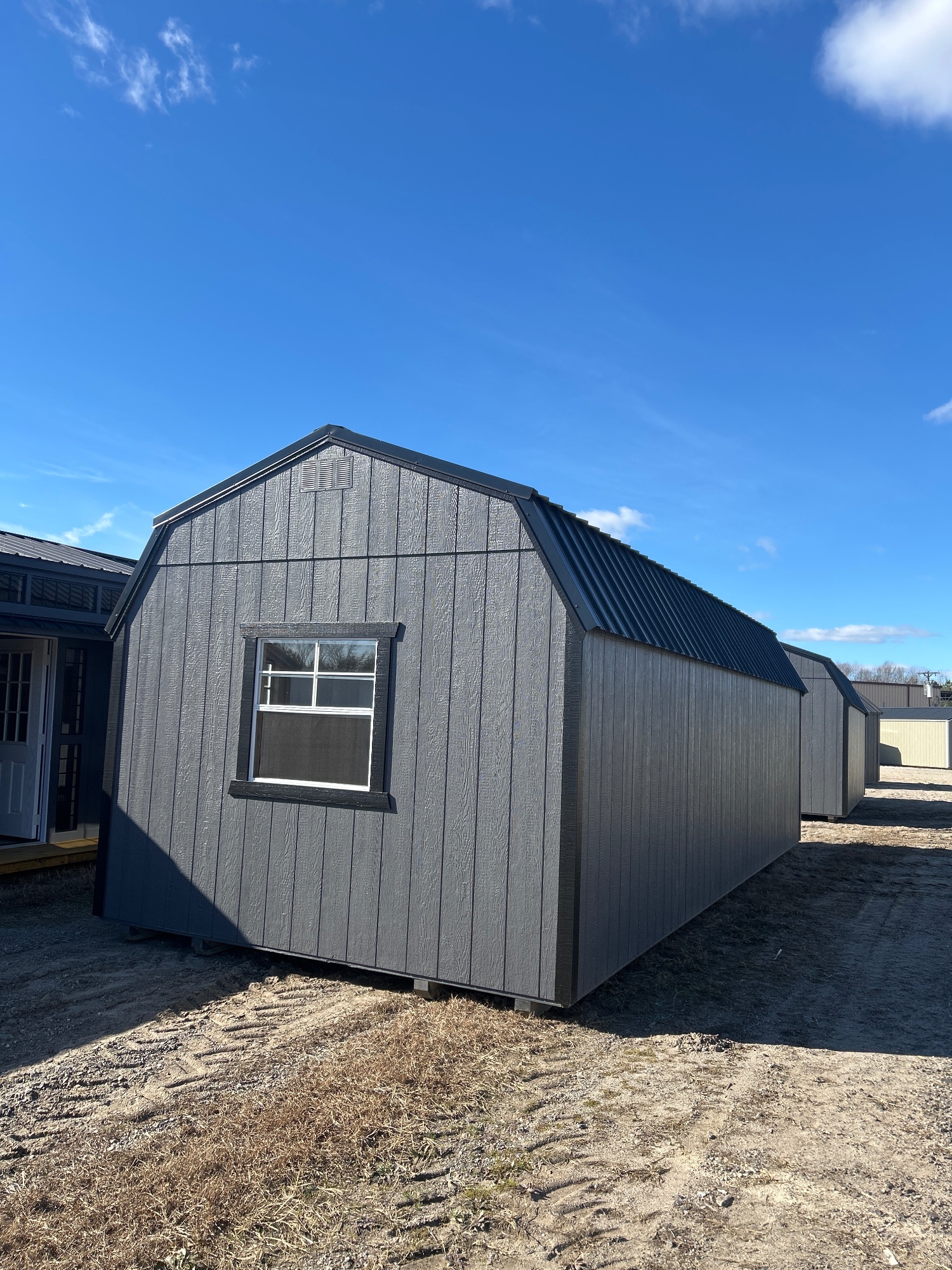 Lofted Barn Center Porch - 12x28 image 3