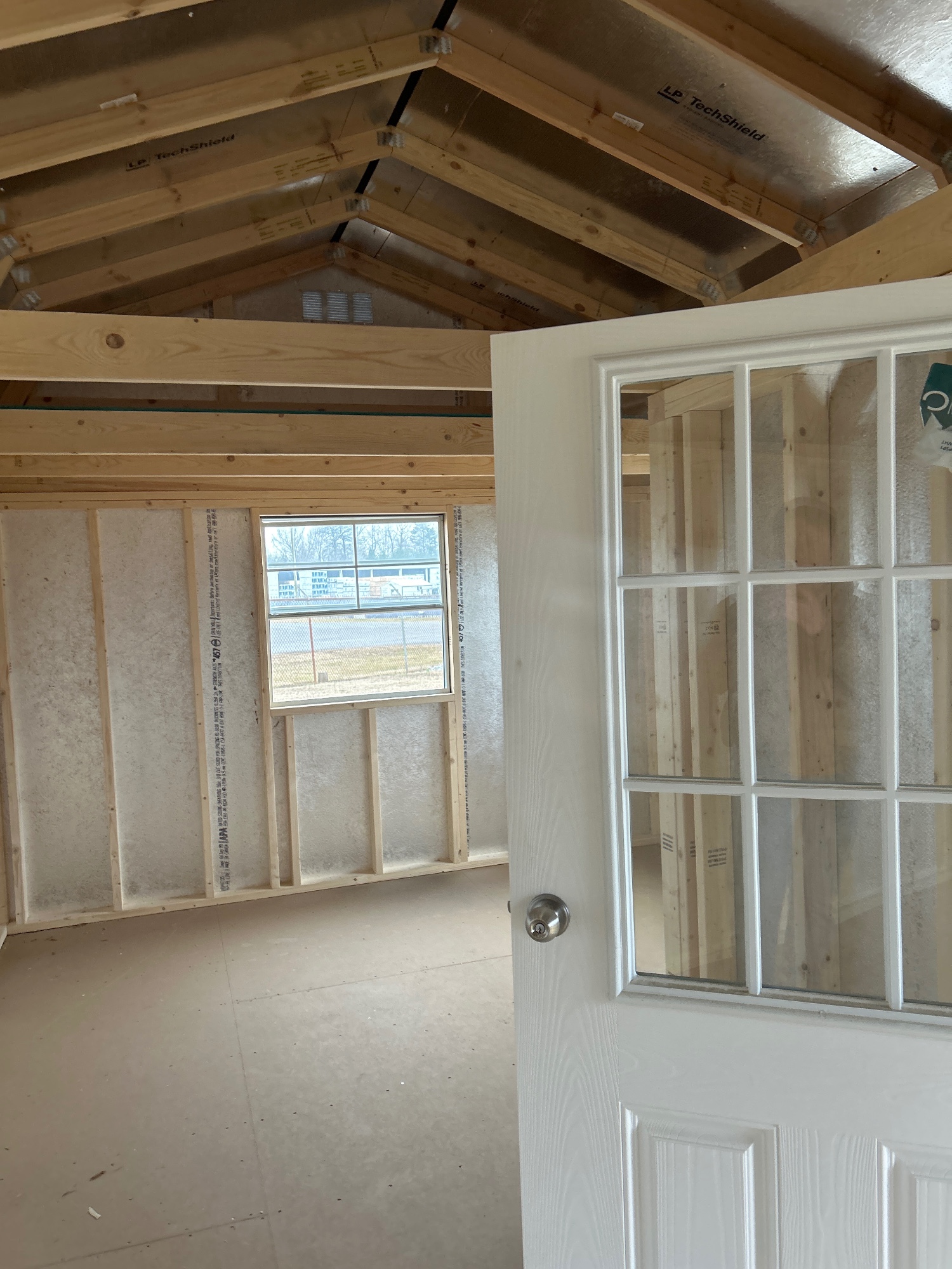 Lofted Barn Center Porch - 12x28 image 5