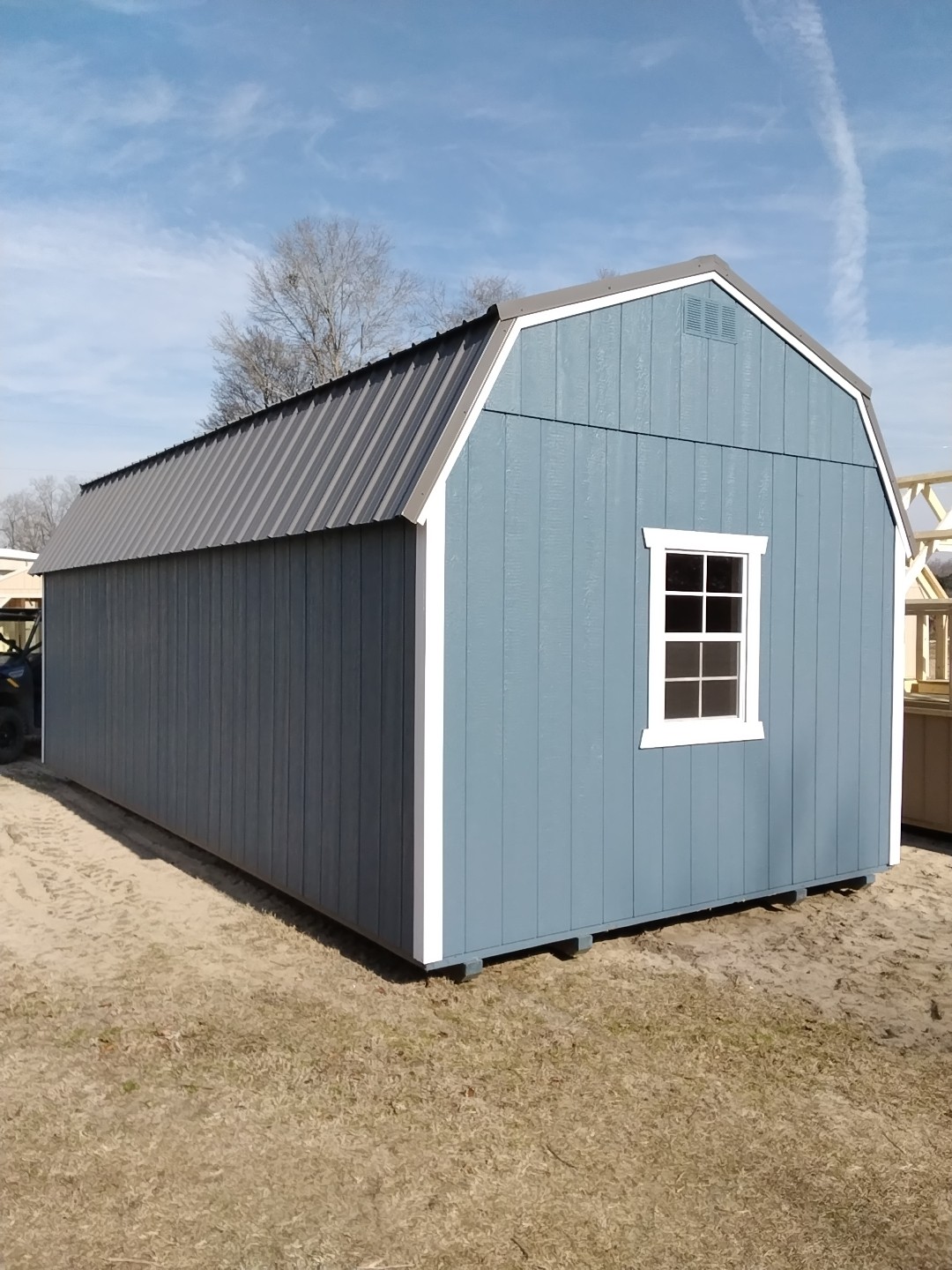 Lofted Barn Garage - 12x24 image 2