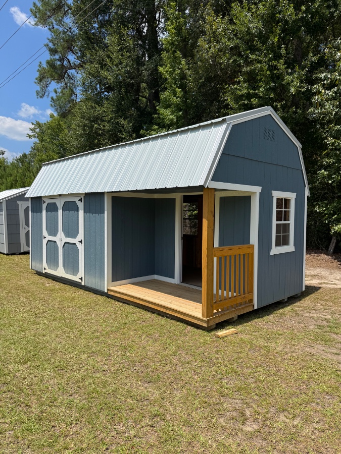 Lofted Barn Side Porch - 10x20