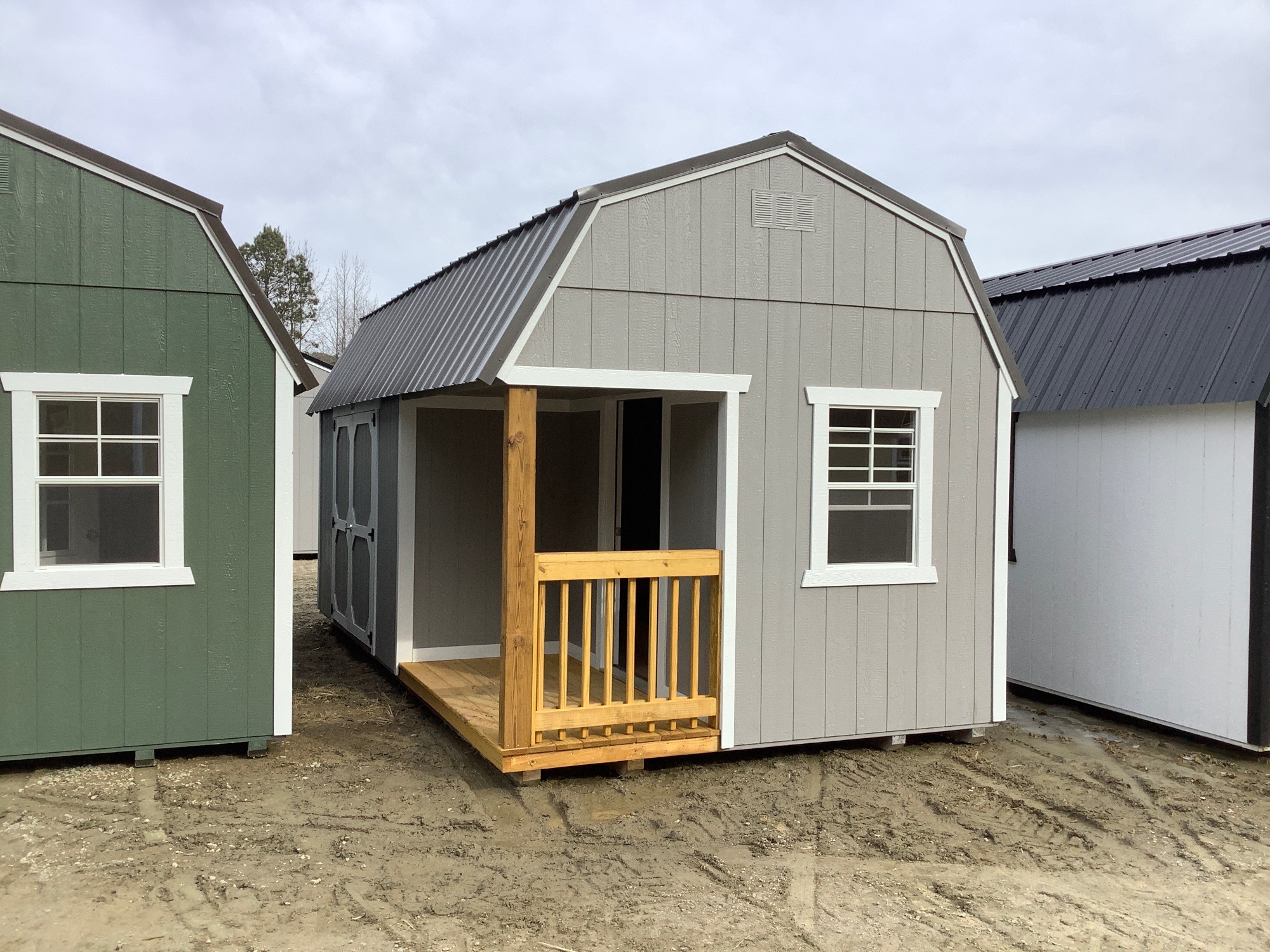 Lofted Barn Side Porch - 10x20