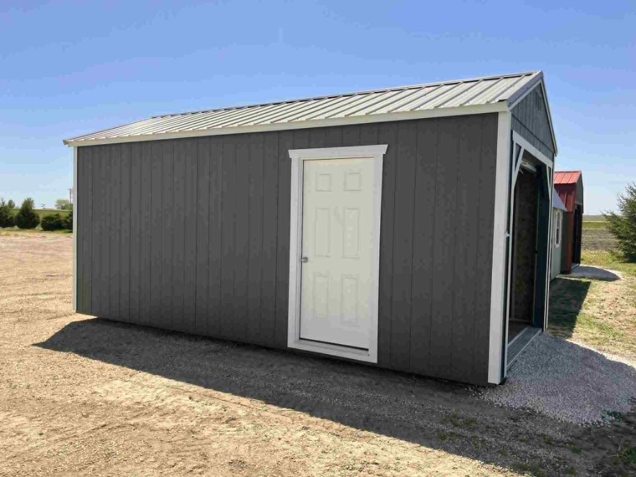 Utility 8' Garage - 10x20 image 11