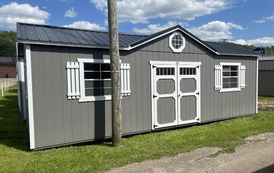 Utility Shed w/ Gable Dormer – 12X28