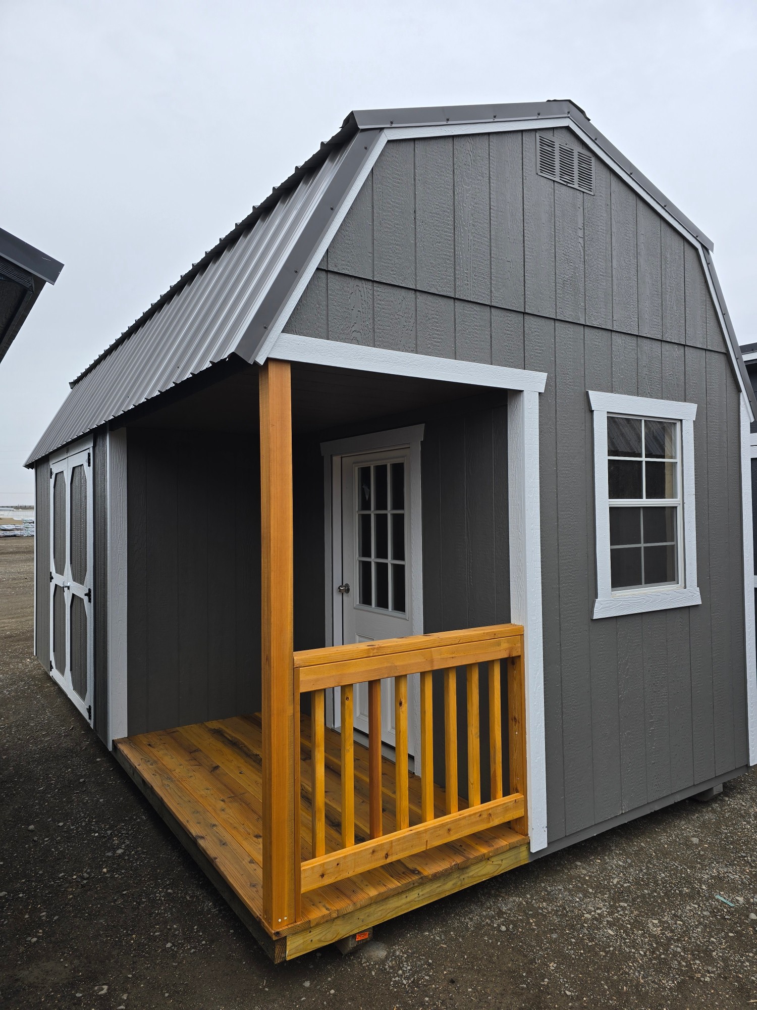 Lofted Barn Side Porch - 10x20