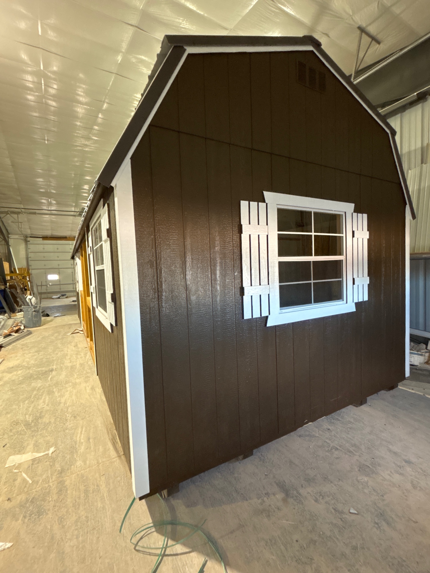 Lofted Barn Center Porch - 12x28