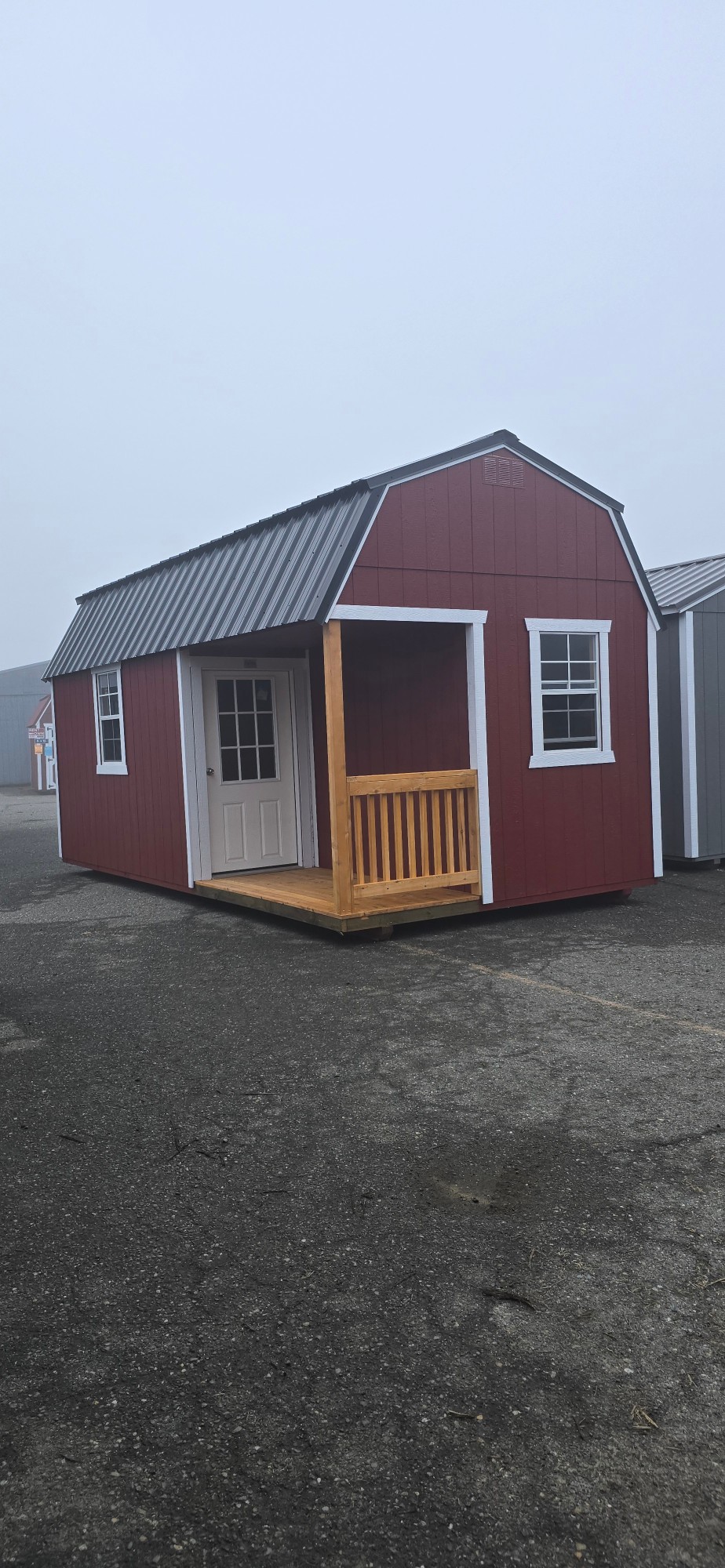 Lofted Barn Side Porch - 10x20