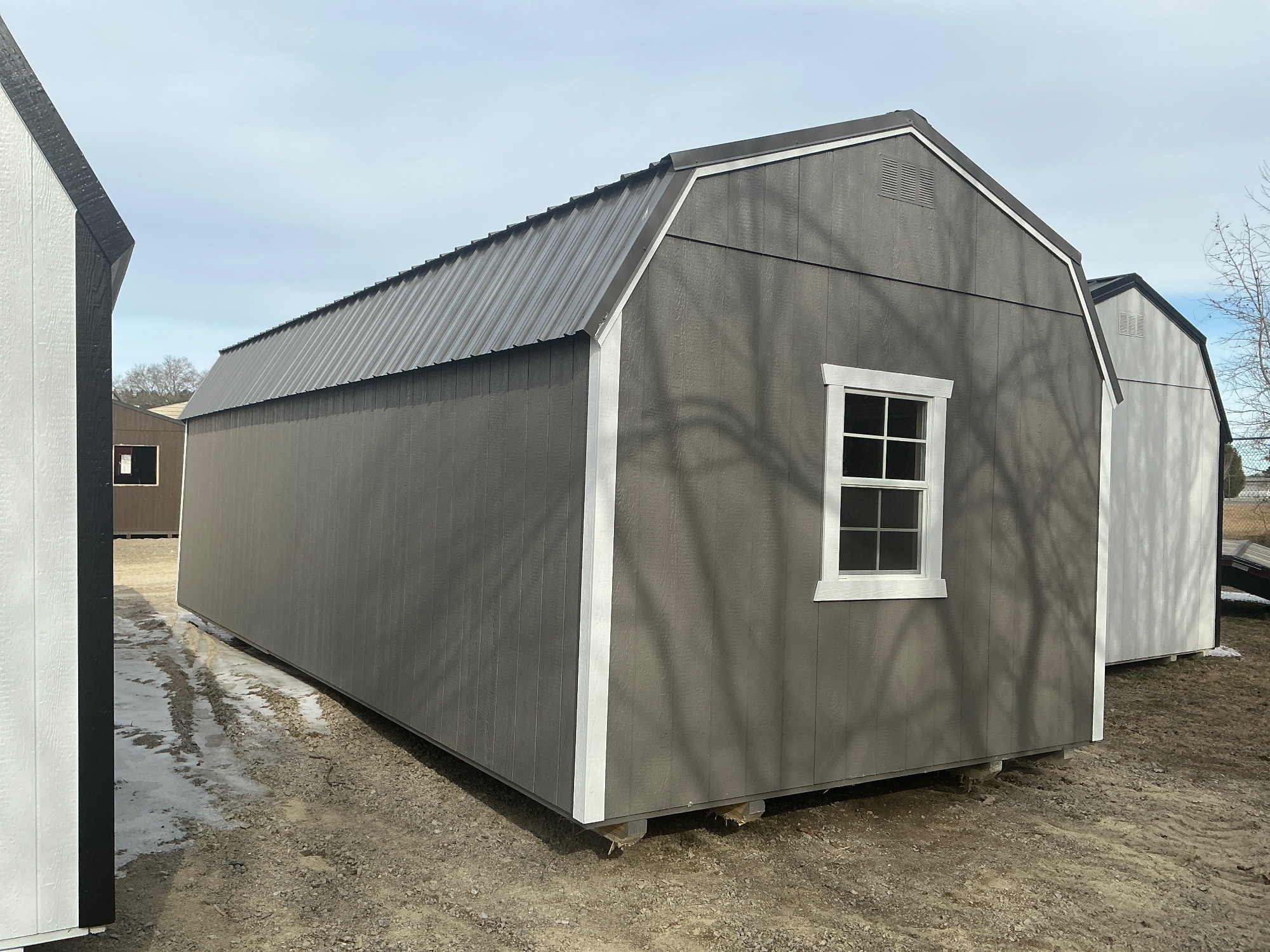 Lofted Barn Garage - 12x28 image 2