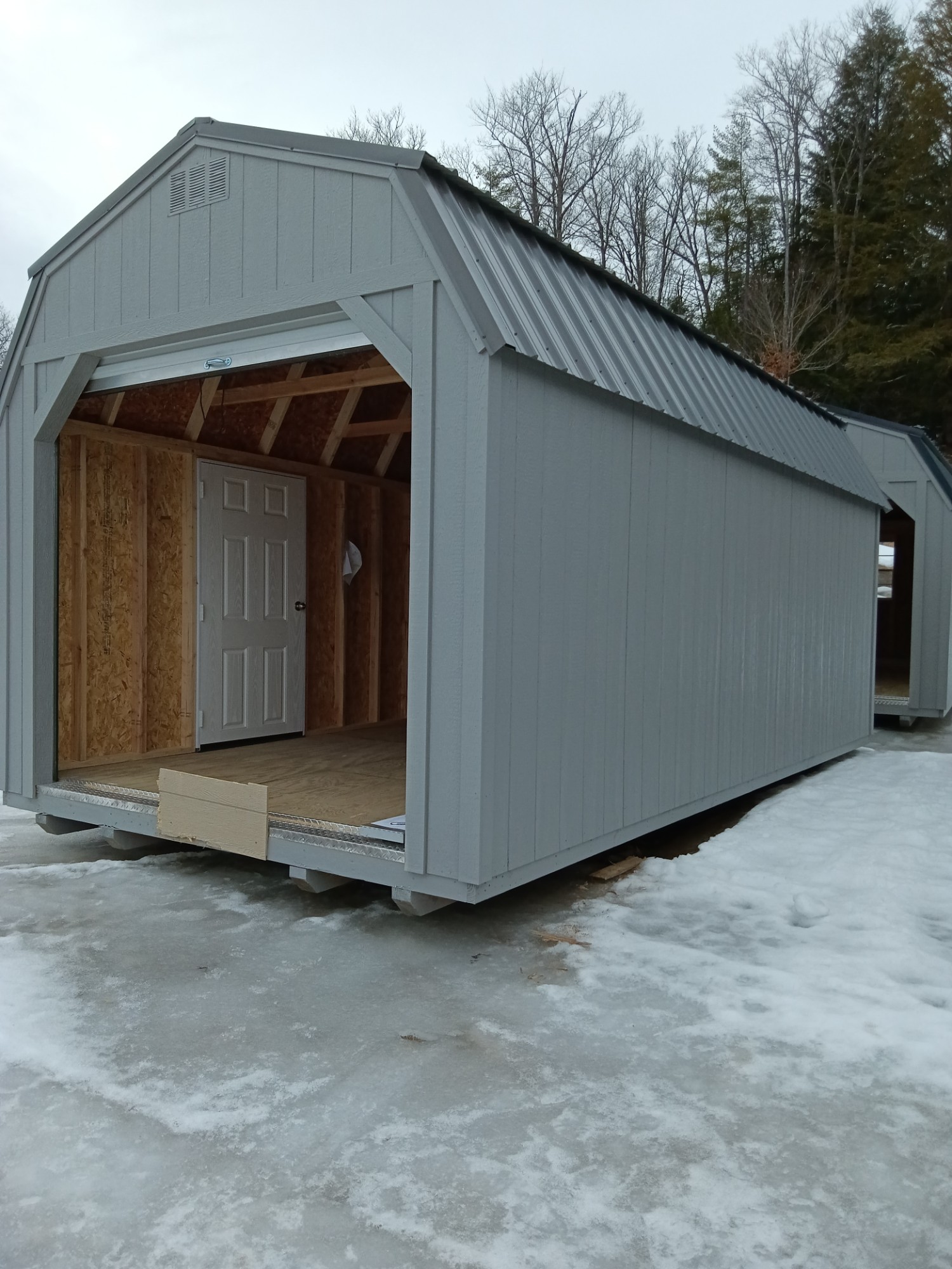 Lofted Barn 8' Garage - 10x20