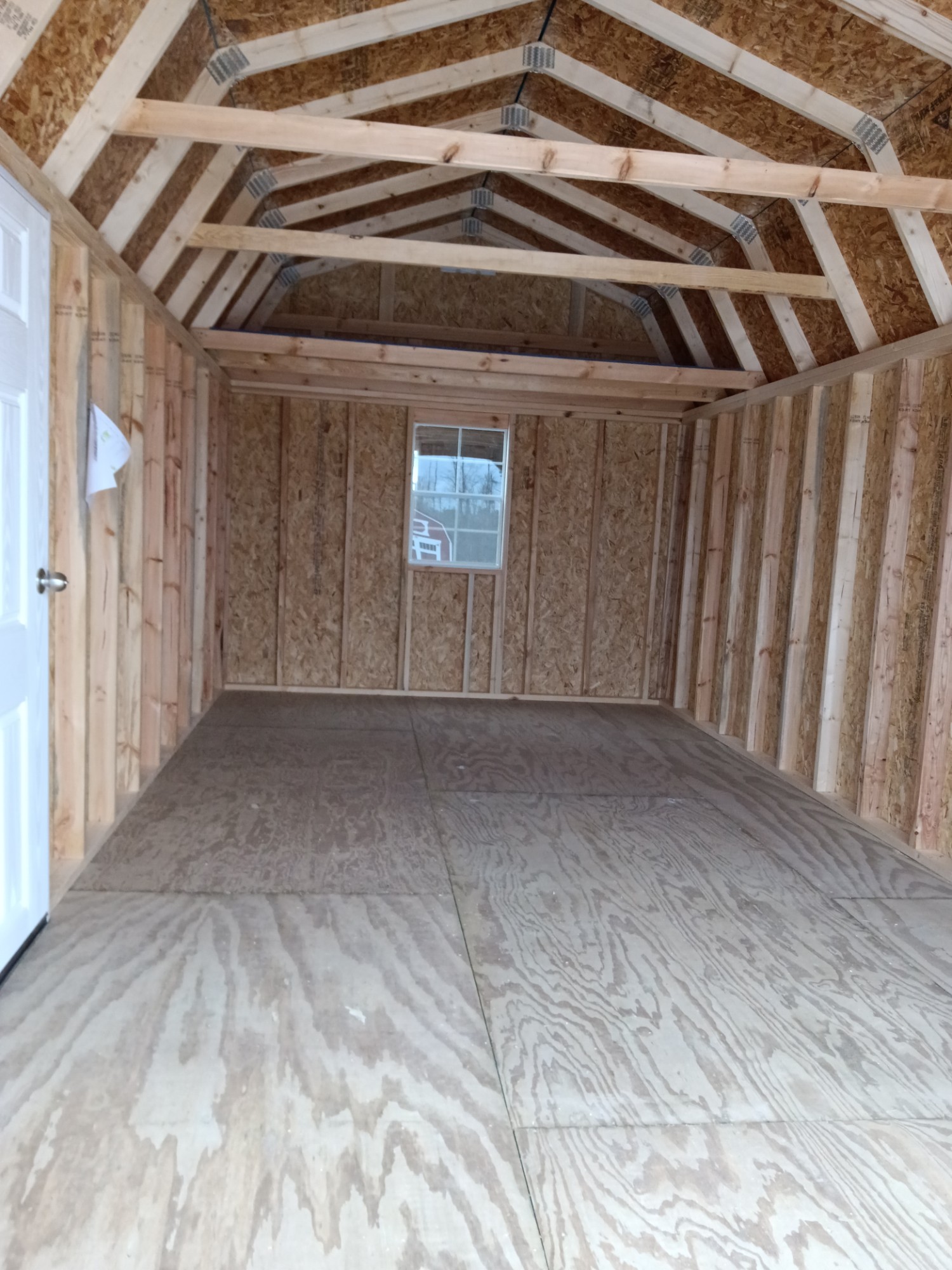 Lofted Barn 8' Garage - 10x20 image 4