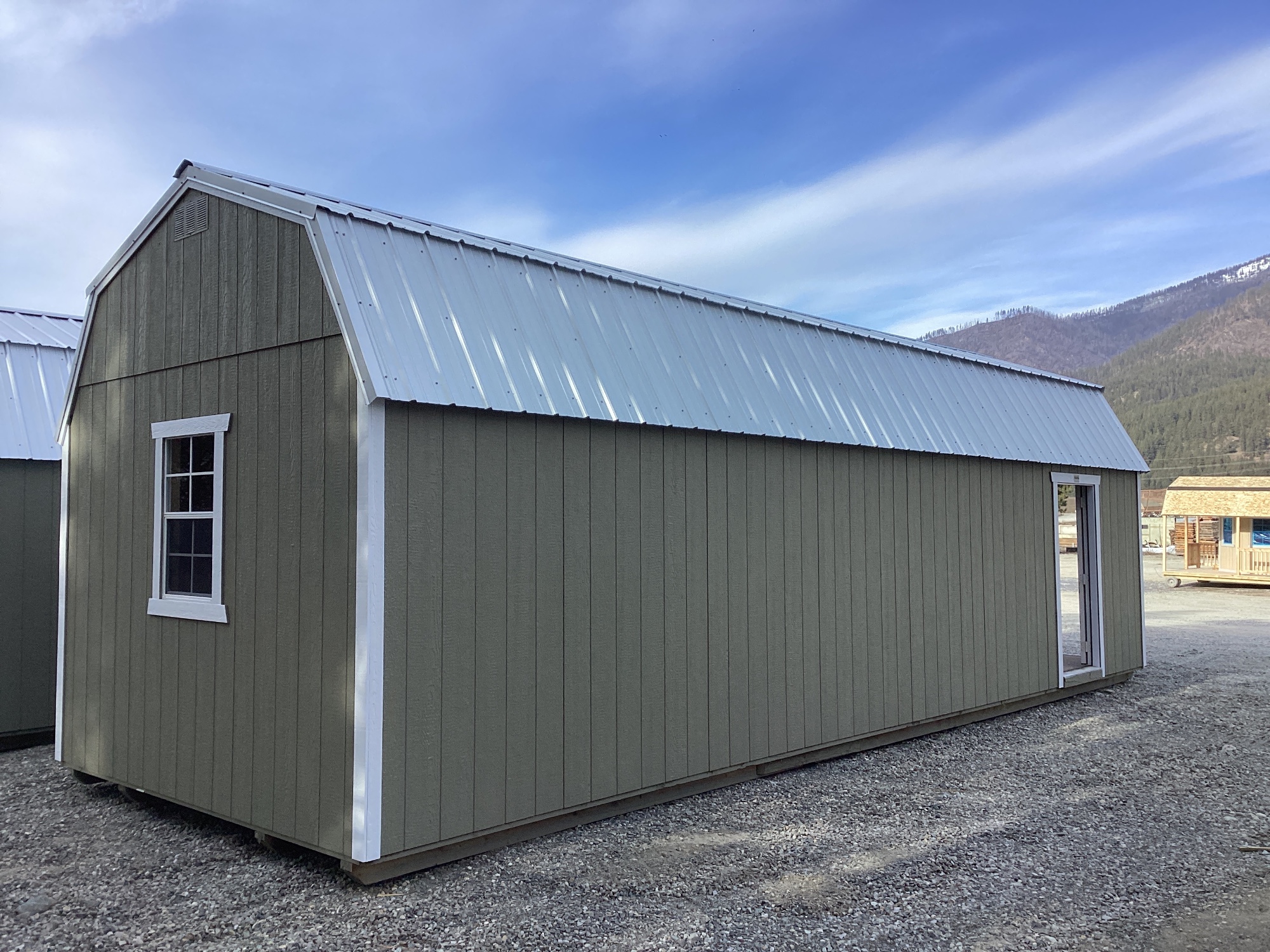 Lofted Barn Garage - 12x32 image 2