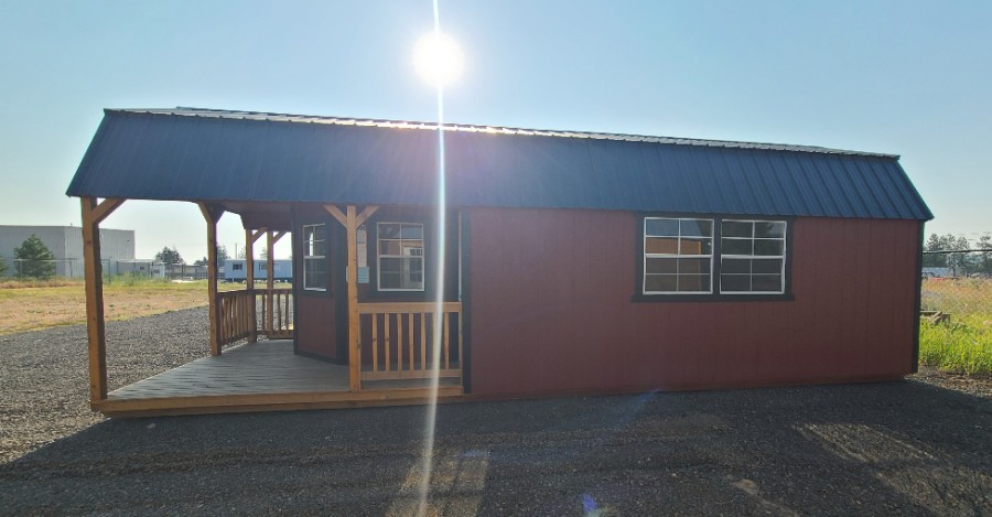 Lofted Barn Deluxe Playhouse - 12x32 w/ Extra large side windows! image 2