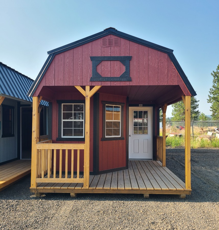 Lofted Barn Deluxe Playhouse - 12x32 w/ Extra large side windows! image 3
