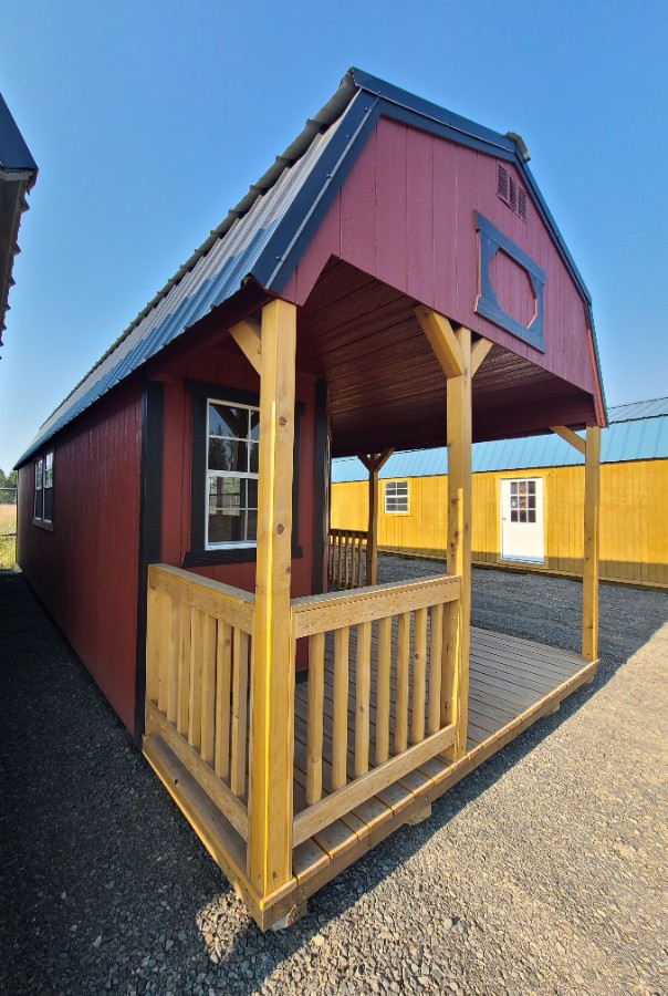 Lofted Barn Deluxe Playhouse - 12x32 w/ Extra large side windows! image 6