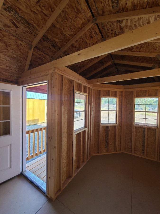 Lofted Barn Deluxe Playhouse - 12x32 w/ Extra large side windows! image 11