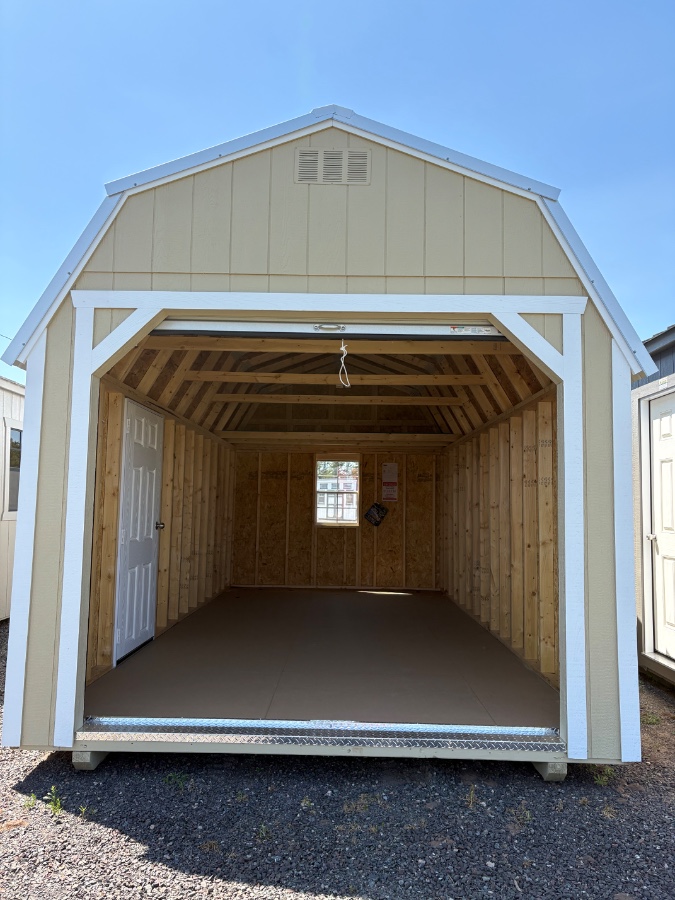 Lofted Barn 8' Garage - 10x20 image 3