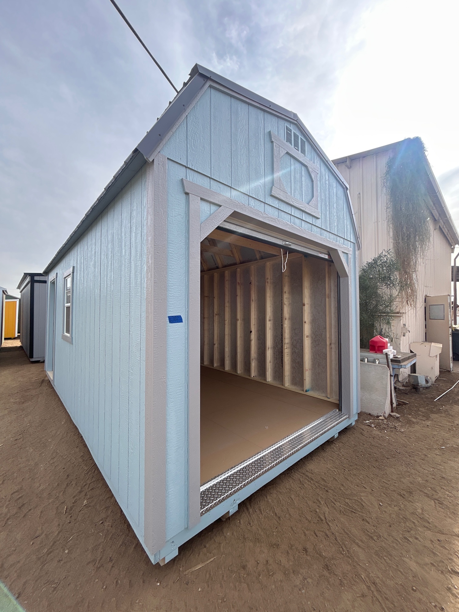 Lofted Barn 8' Garage - 10x20