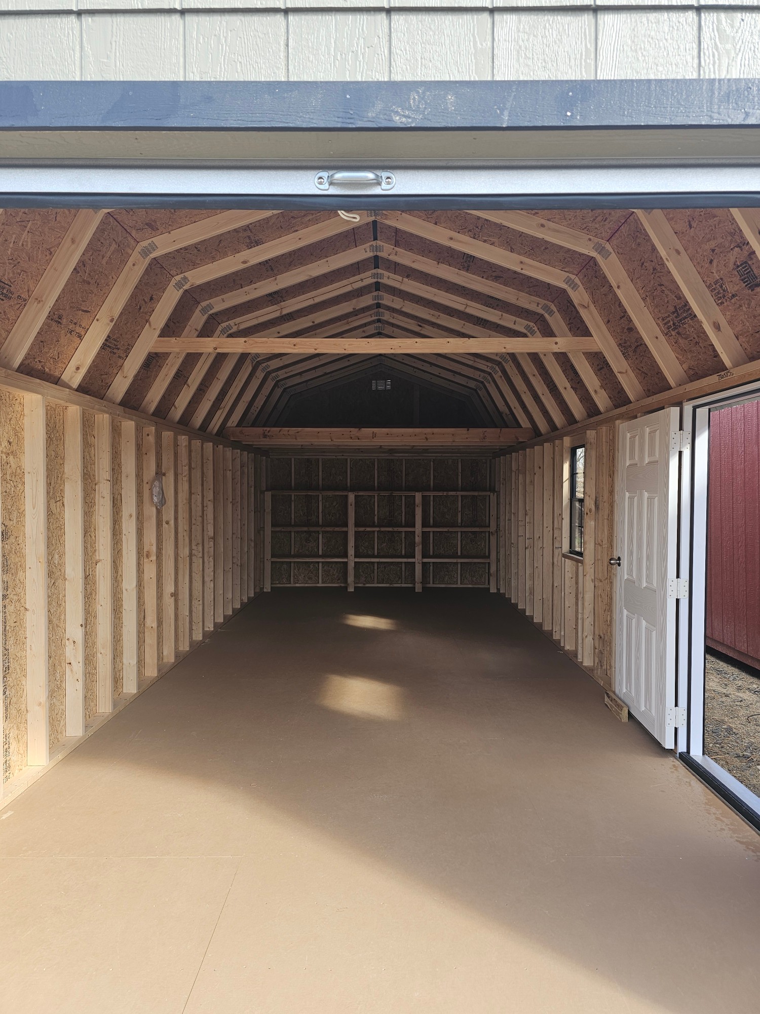 Lofted Barn Garage - 12x28 image 2