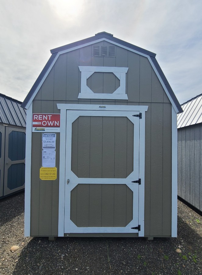 Lofted Barn - 8x12 with 2 Lofts! Storage Unit Alternative!