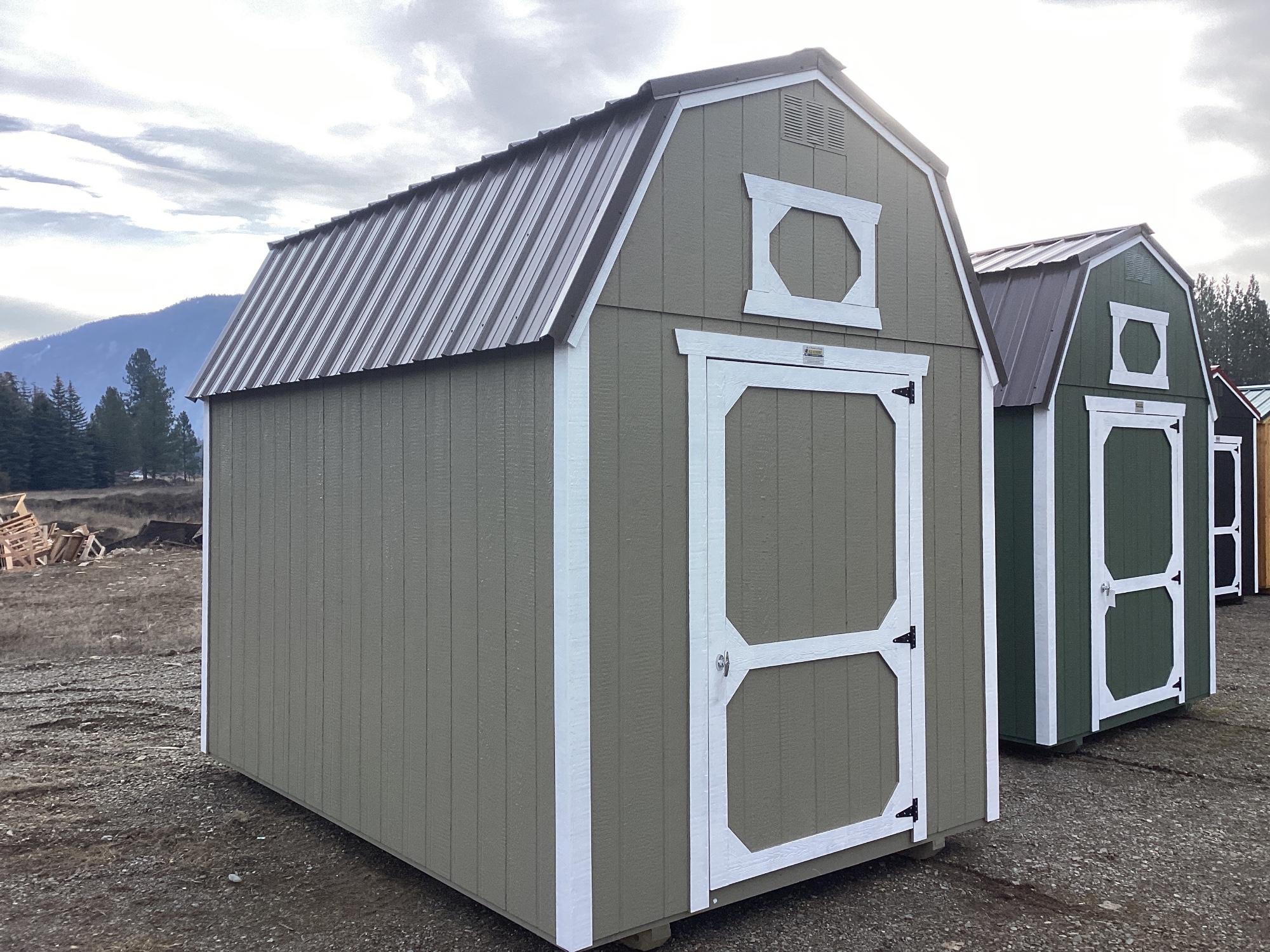 Lofted Barn - 8x12 with 2 Lofts! Storage Unit Alternative!