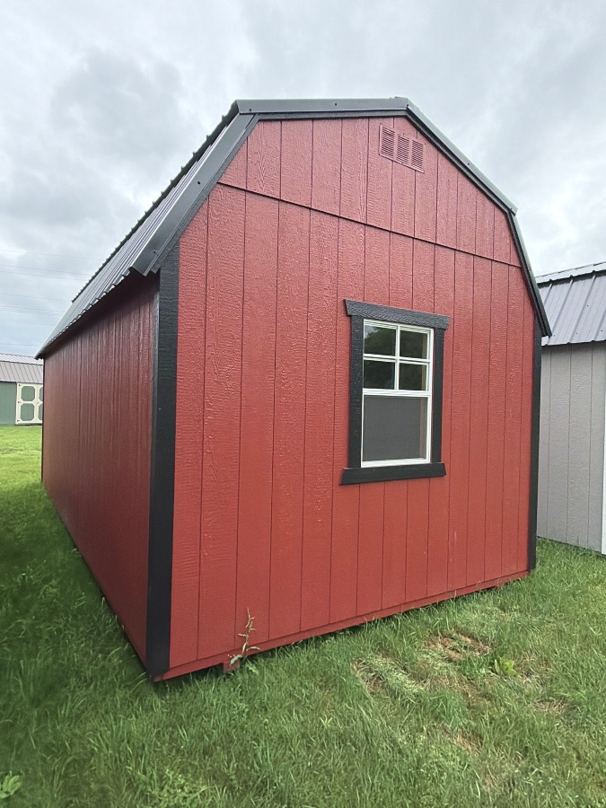 Lofted Barn 8' Garage - 10x20 image 4