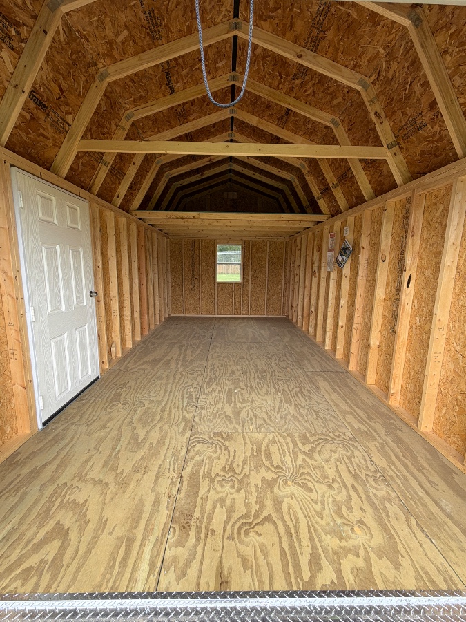 Lofted Barn 8' Garage - 10x20 image 5