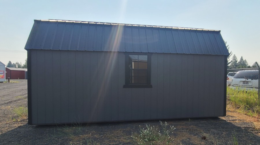 Lofted Barn Side Porch - 10x20 Playhouse w/ 2 Lofts, 2 Entrances! image 8