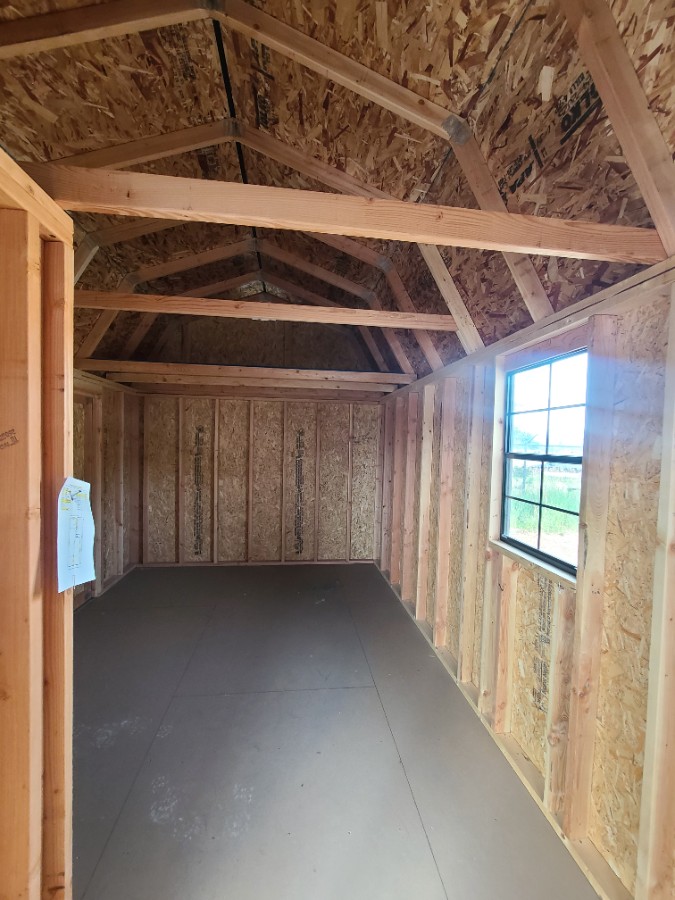 Lofted Barn Side Porch - 10x20 Playhouse w/ 2 Lofts, 2 Entrances! image 10