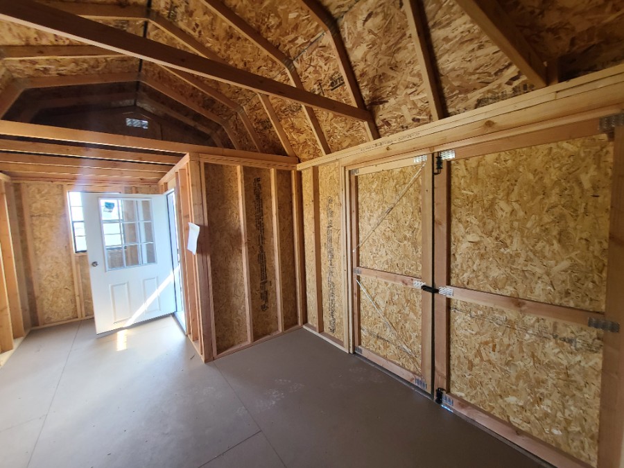 Lofted Barn Side Porch - 10x20 Playhouse w/ 2 Lofts, 2 Entrances! image 12