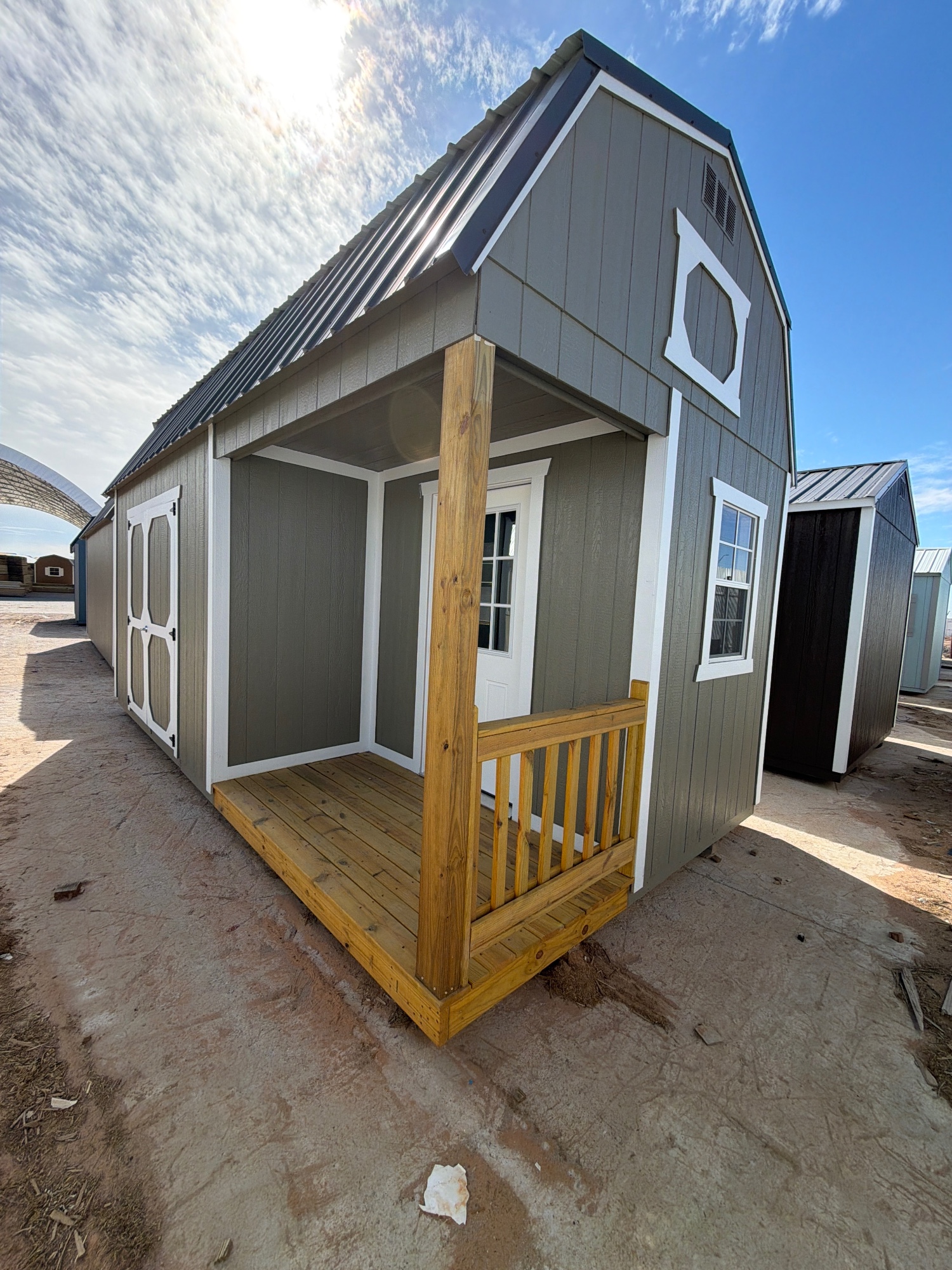 Lofted Barn Side Porch - 10x20