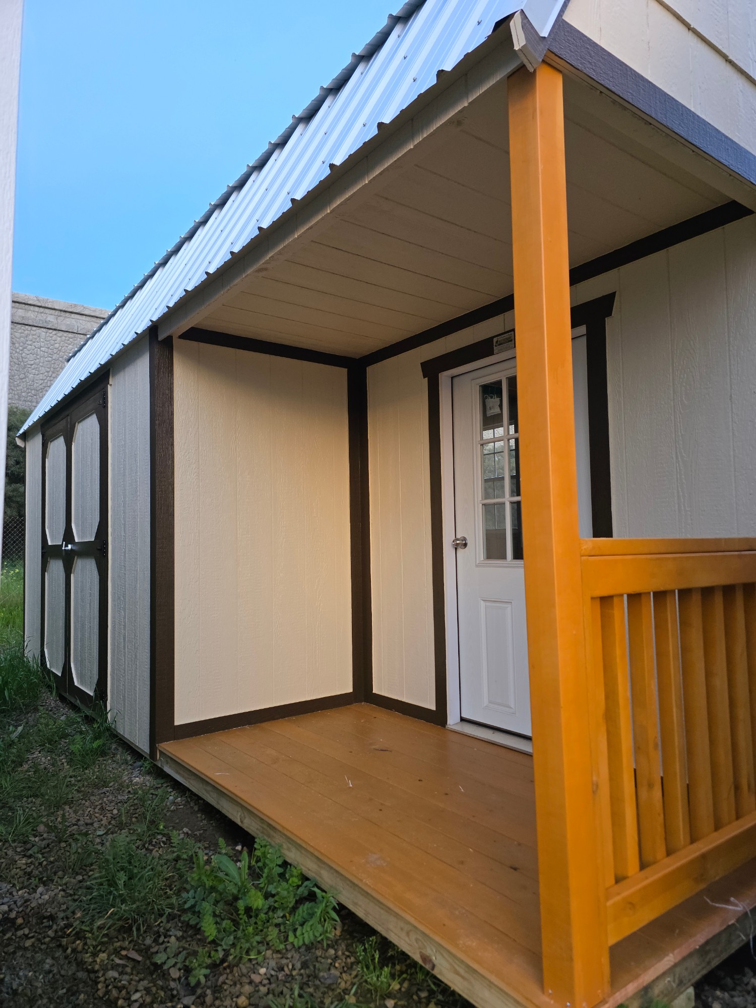 Lofted Barn Side Porch - 10x20