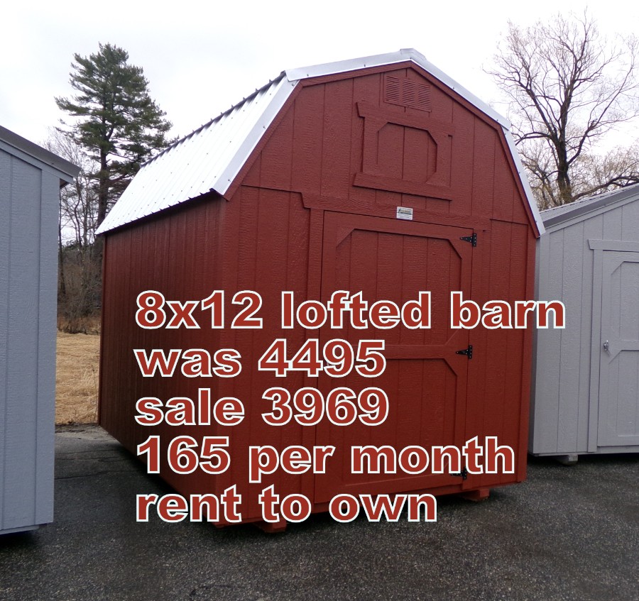 Lofted Barn - 8x12