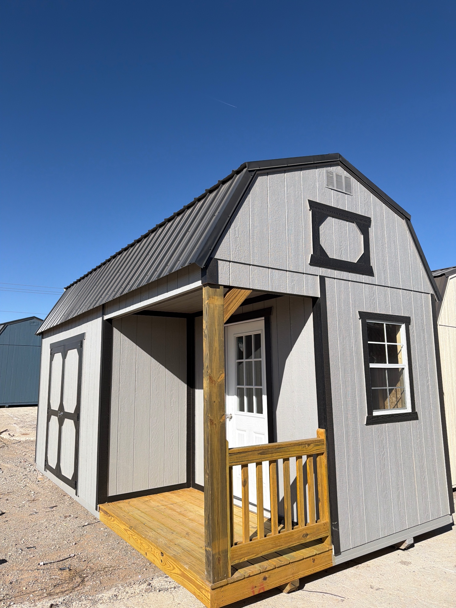Lofted Barn Side Porch - 10x20