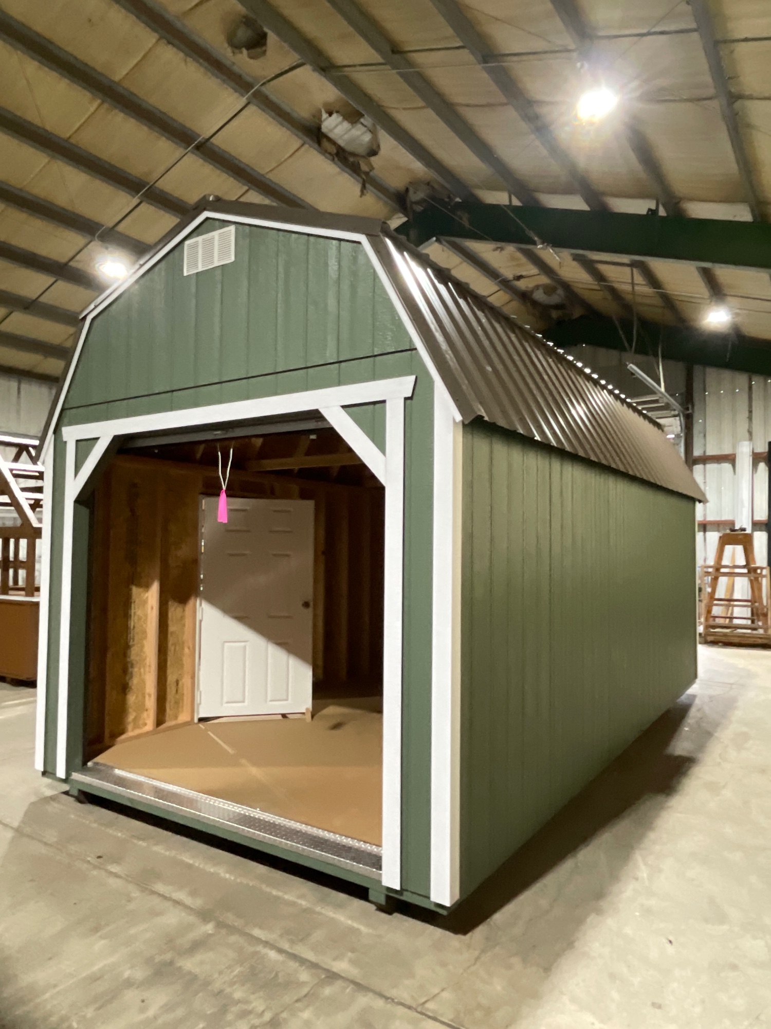 Lofted Barn 8' Garage - 10x20