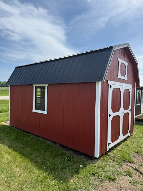 10x16 Rustic Red Lofted Barn image 5
