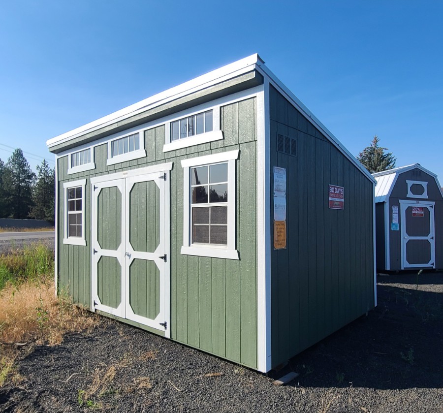 Studio Single Slope - 10x16 w/ Transom Windows image 2