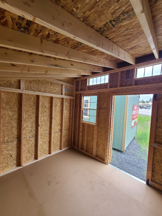 Studio Single Slope - 10x16 w/ Transom Windows image 9